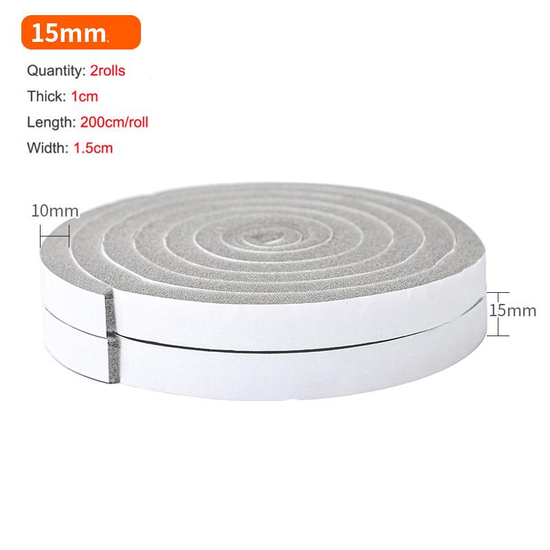 Wearable 4M Foam Self-adhesive Door Window Sealing Strip Sliding Dustproof Sponge Strip Home Soundproof Insulation Sealing Tape
