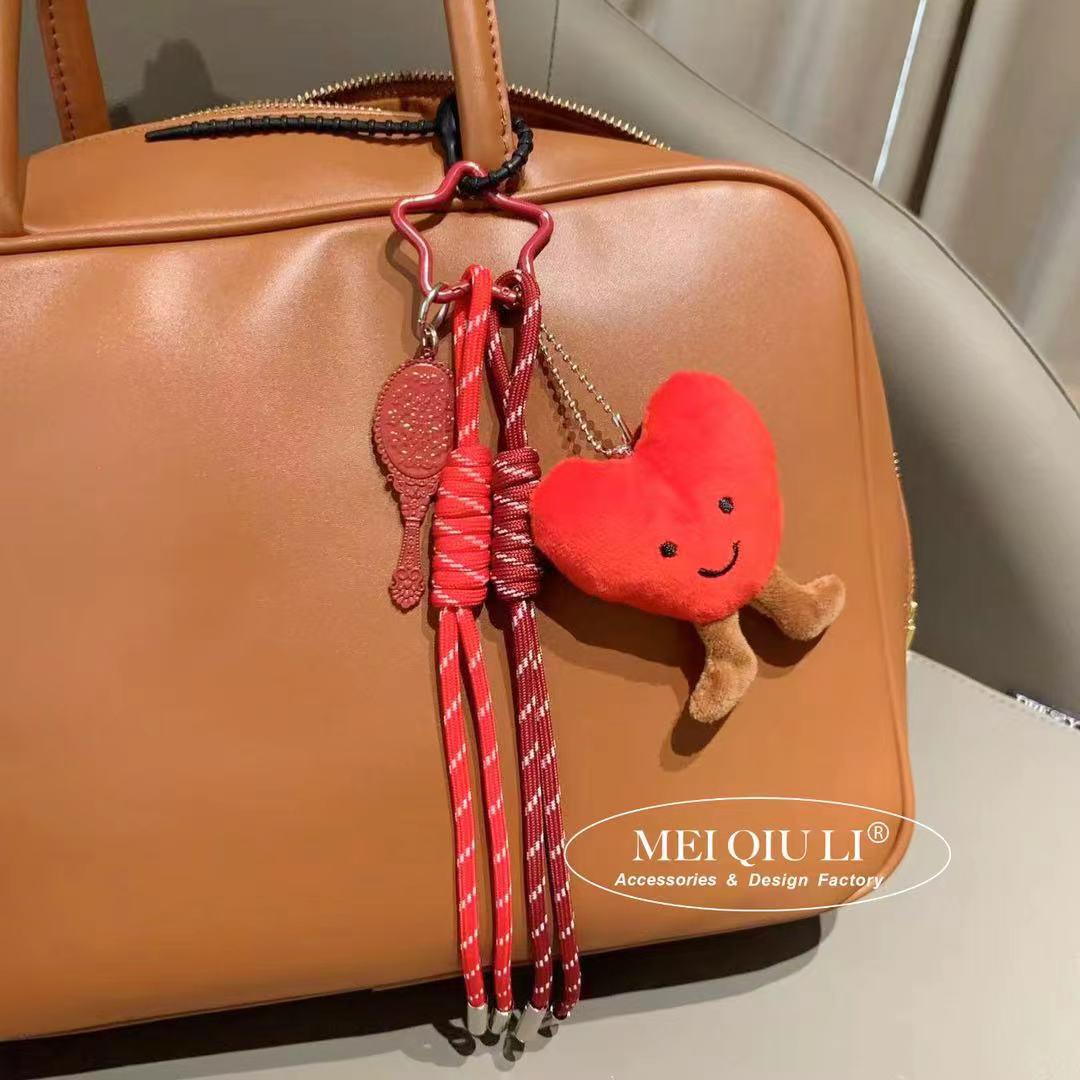 

Модный мультяшный смайлик плетеная веревка сумка кулон для девочек