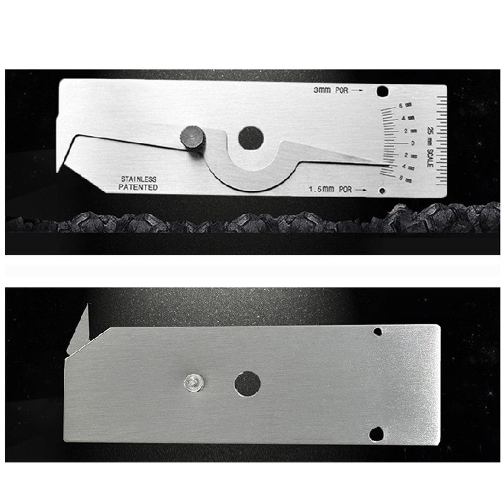 Durable V-Wac Welding Gauge Weld Seam Biting Edge Undercut Inspection Gage Measuring Tool Woodworking Handtool Carpentry