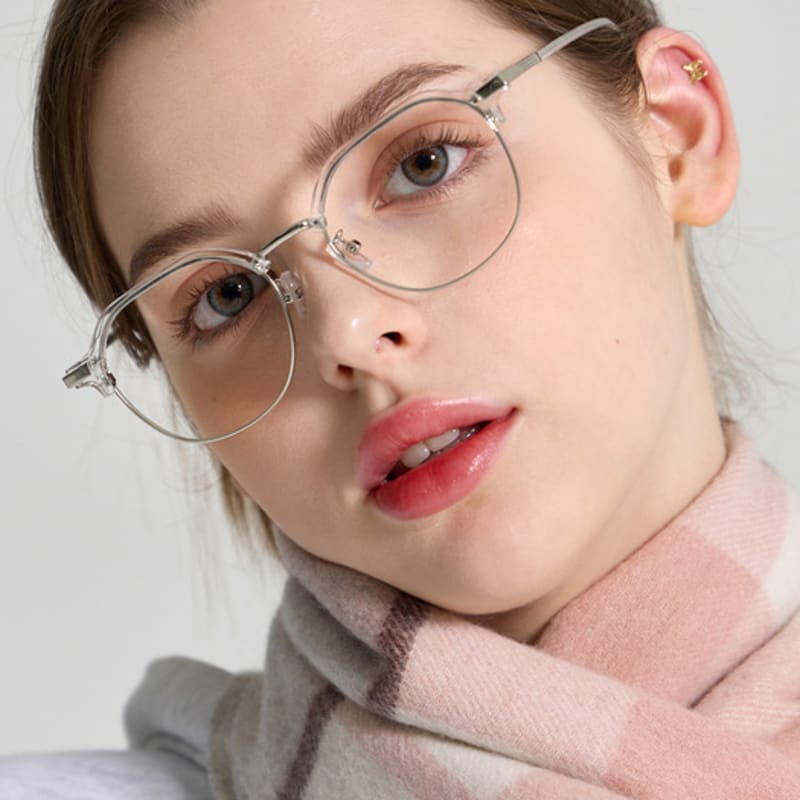 

RECLOW RECLOW FBB82 CRYSTAL GLASS Glasses FREE