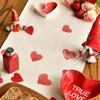 Artoid Mode Red Heart Valentine's Day Table Runner, Seasonal Anniversary Wedding Kitchen Dining Table Decoration for Home Party Decor 13x72 Inch