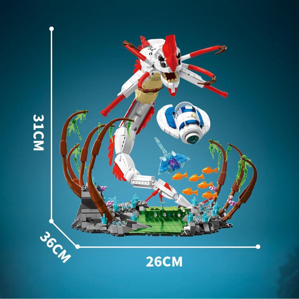 Grim Reaper Long-Neck Mecha Building Blocks Toy for Boys - Assembly Model Ornament Gift