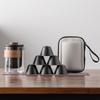 Travel Tea Set, Business Gift, Glass Outdoor Pot 2346 Ceramic Express Cup, Teapot