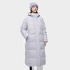 FILA Urban Tech Long Fashion Warm Hooded Coat Women Outerwear Lavender T11W341910F-PU