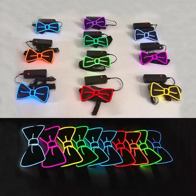 LED Luminous Bow Tie - Creative Flash Bow Tie for Proms and Weddings, Available In Ten Colors.