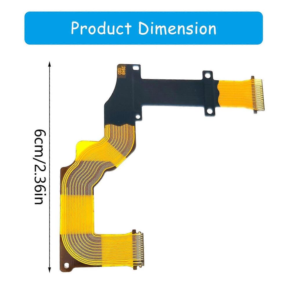 Professional LCD Screen Flexible Wire Flat Ribbon Cord Line for SX730 SX740 Replacement Accessory Multicolor