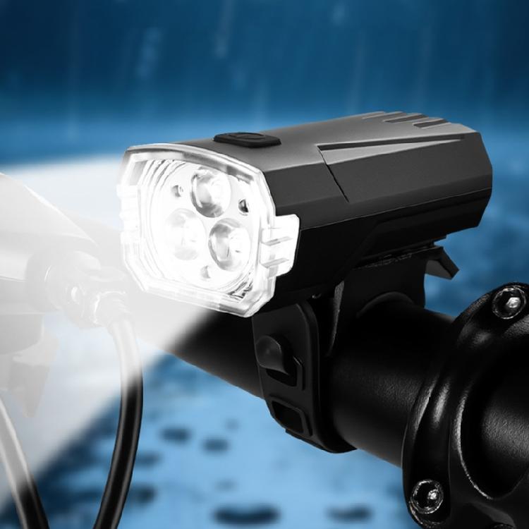 Cycling Bicycles Front Light With Wide Angles Beam Compacts Rechargeable Bike Lamp for Various Terrains
