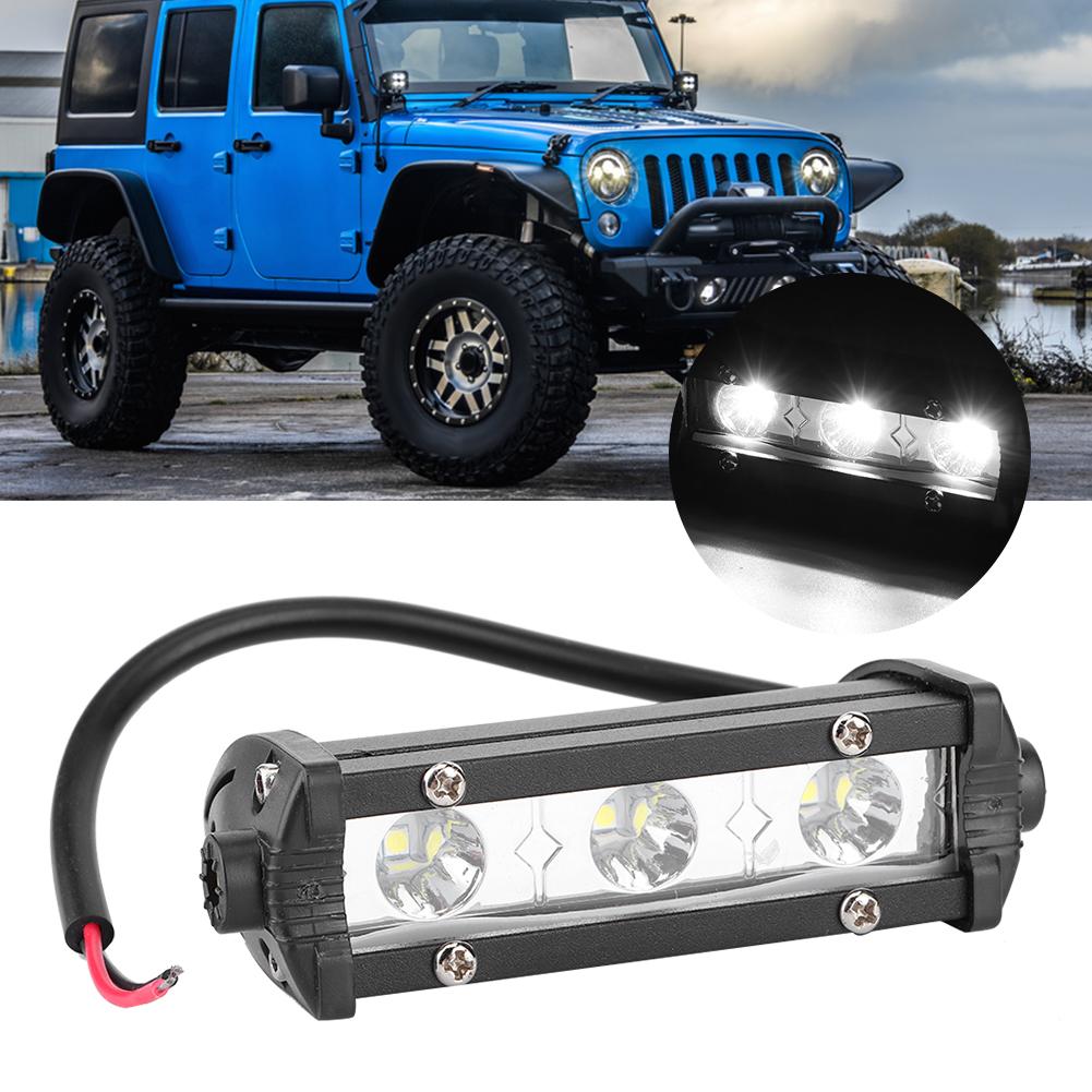Bară Lumină de Lucru 4in 9W 3LED 6000K Lampă Spot pentru SUV Barcă Offroad Camion ATV