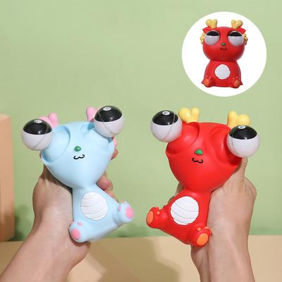 Squeeze Dragon Pop Out Eyes Toys, Eye Popping Dragon Stress Relief Squeezy Toy