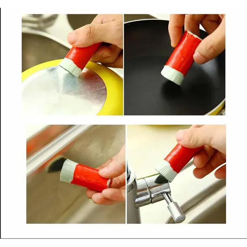 2PCS Reinigung Waschen Pinsel Magie Stick Metall Oxid Pinsel Reinigung Nützliche Küche Reiniger Küche Werkzeuge Topf Waschen Werkzeug