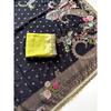 Pure Khaddi Crep Georgette Minakari Petch Work Butta Border With Open Weveing Rich Rich Pallu Saree With Running Blouse Piece