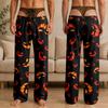 Men's Funny Novelty Halloween Pajama Pants with Underwear Print for Sleepwear