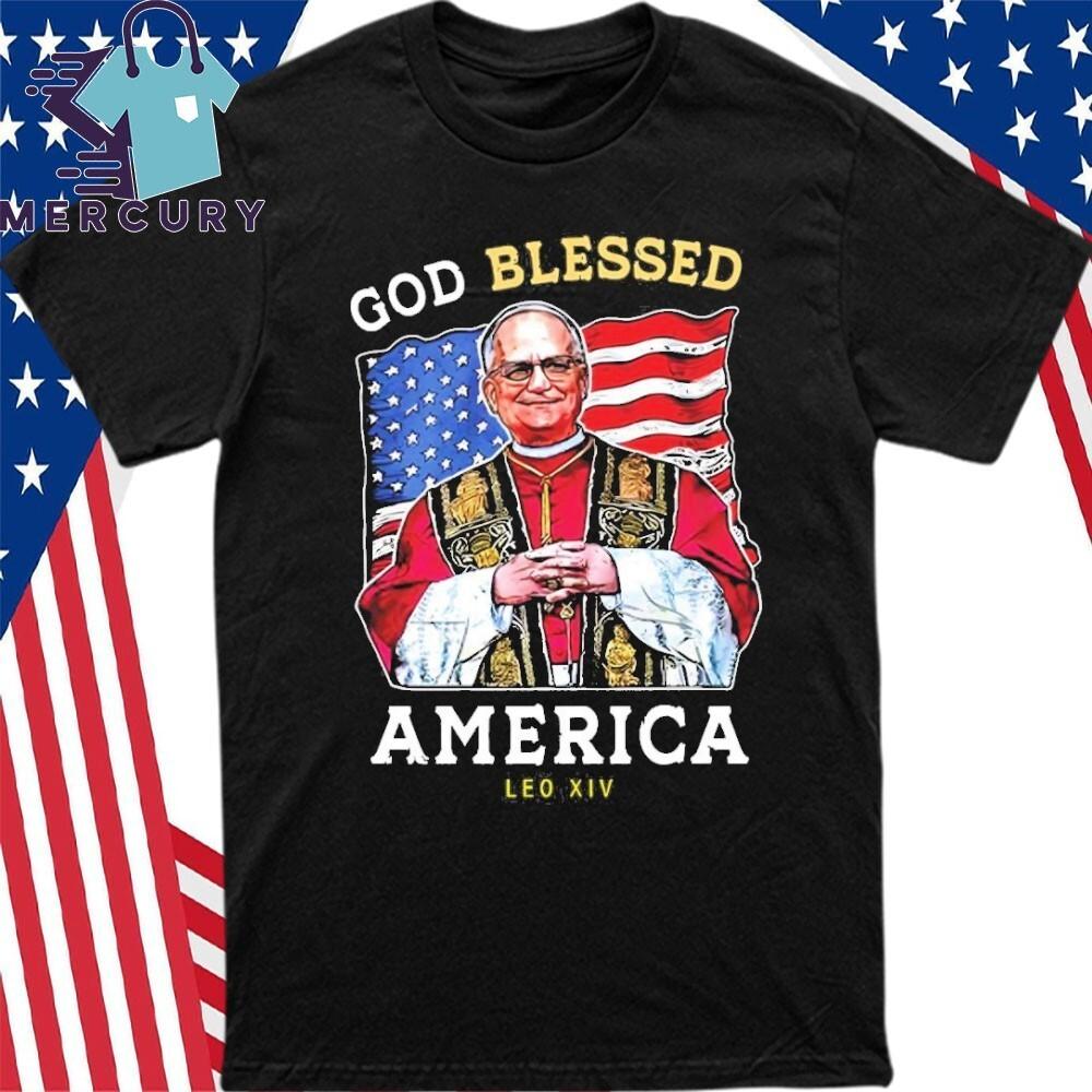 God Blessed America Leo XIV Shirt Unisex T-Shirt S