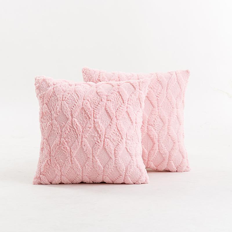 

Желтый чехол для подушки 18x18 дюймов, мягкий плюшевый чехол для дивана из искусственной шерсти, набор из 2 декоративных подушек в стиле бохо для дивана, гостиной, кровати 18 x 18 -2pcs светло-розовый