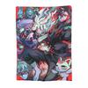 Cartoon Manga Dandadan Flannel Throw Blanket Turbo Granny Blanket for Bed Bedroom Ultra-Soft Bedding Throws