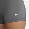 Nike Pro Logo Elastic Waist Slim Fit Sports Shorts Women Shorts Slate-Gray CZ9857-068