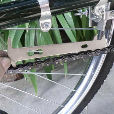 Sport Bike Bicycle Road Mountain Chain Wear Checker Indicator Measurement Gauge Ruler