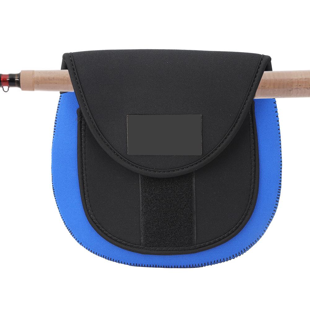 Angelrolle Tasche Spinning Angelrolle Schutzhülle Tasche Angeltaschen BG Y101(Blau L )
