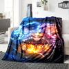 Naruto Blanket Comfortable Perfect for Office Chair Sofa Couch All-Season Use Playful Design Gifts For Family Or Friends