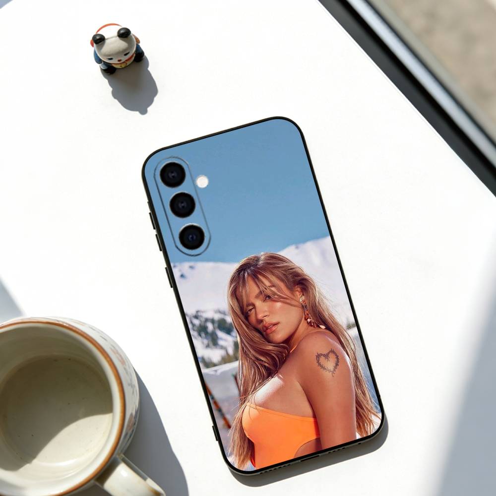 Singer Karol G Phone Case Soft black For Samsung Galaxy A73,A72,A71,A70,A53,A52,A51
