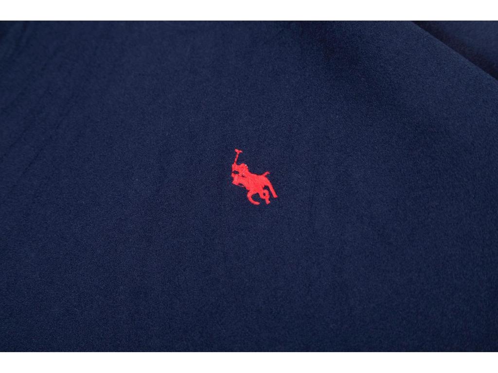 RL Ralph Klassischer Unisex Fleece Pullover: Exklusiver Rundhals & Halbhoher Halsausschnitt, Langarm