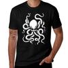 Skulltopus 2 Tshirt Big Size Short Sleeve Casual Top