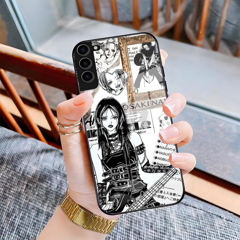 

Anime N-Nana Osaki Phone Case For Samsung A25 A13 A33 5G A54 A36 A35 A56 A52 A14 Shockproof Glass Cover Samsung A36