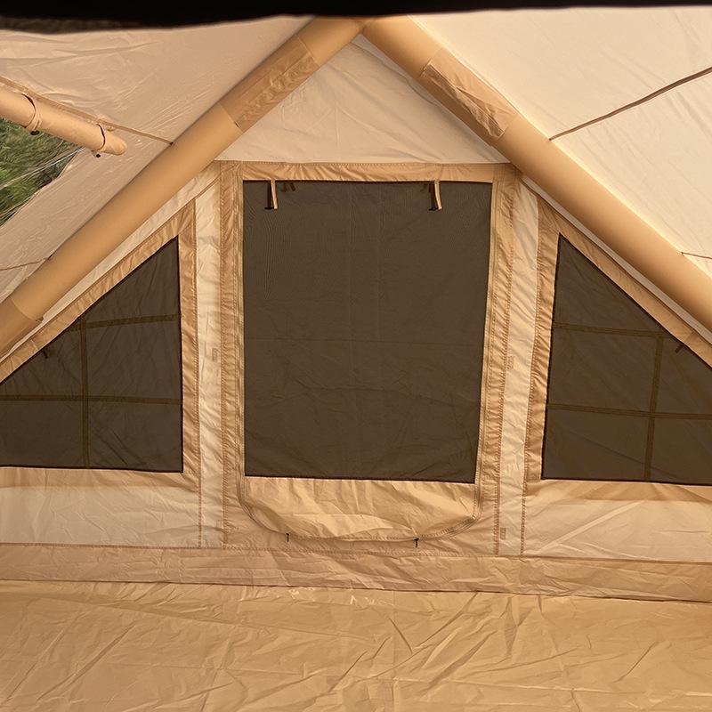 Windproof & Rainproof Inflatable Tent for 3-4 Persons - 6.3 sqm Outdoor Camping Shelter