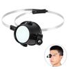 15x Magnifying Glass with LED Ideal for Watch Jewelry Machine Reading Precision Headband Magnifier Light, Repair, Appraisal, Repair, Close-Up Work,