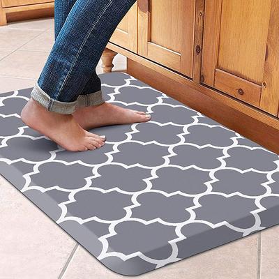 PVC Kitchen Floor Mat Colorful Beveled Edge Foam Anti-fatigue Waterproof Anti-slip Anti-fall Mat