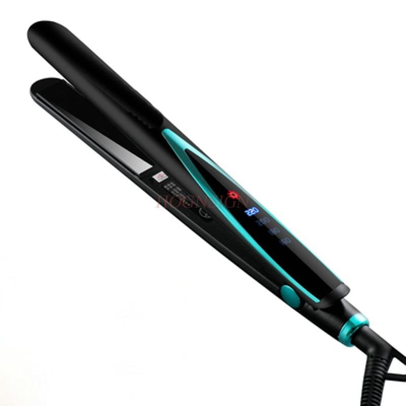 Electric splint straight hair curly hair dual-use inner buckle does not hurt hair ceramic straight clip student air bangs househ