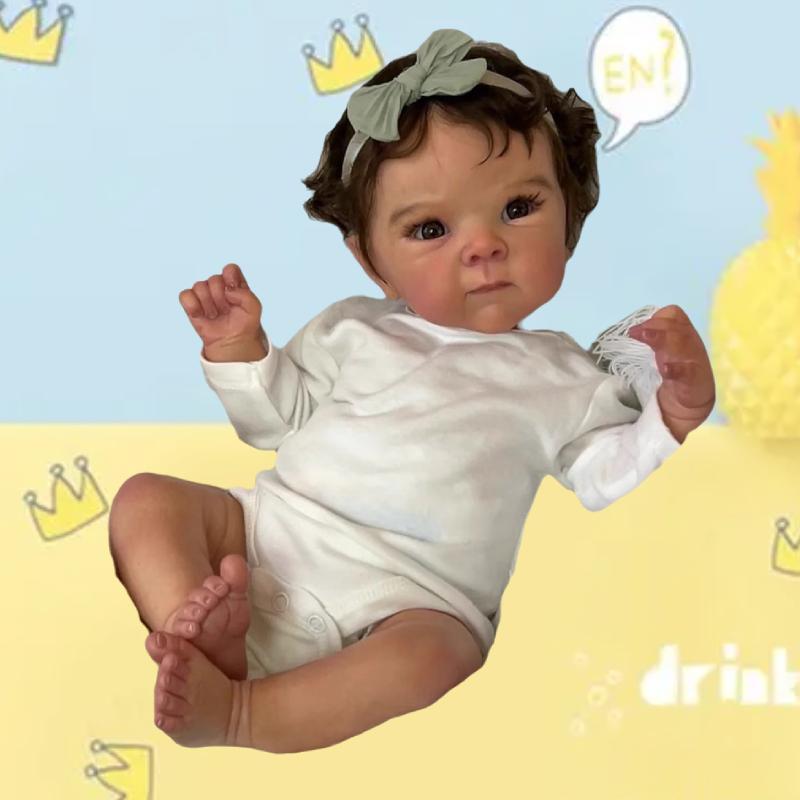 Realistic Reborn 18in Baby Dolls Open Eyes Lifelike Girl Children Toy Xmas Gift