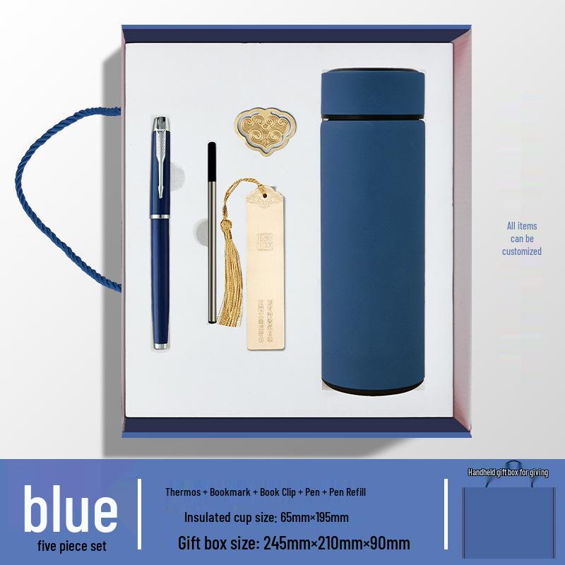 Custom Brass Bookmark Set - Premium Corporate Meeting Gift with Logo