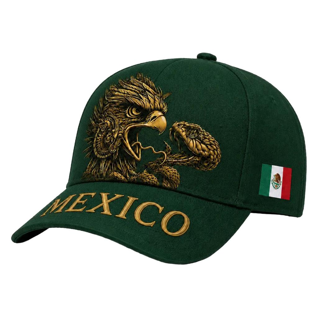POD un pezzo ordine minimo Cappellino da baseball messicano, cappellino a trasferimento termico design gratuito dal Messico
