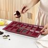Moule à Barre de Chocolat en Silicone 12 Cavités Moules à Chocolat Profonds Dubaï Moule à Bonbons Plaque de Cuisson pour Pâtisserie