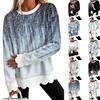 Women's Casual Comfortable Floral Print Long Sleeve Top for Fall and Winter Wear