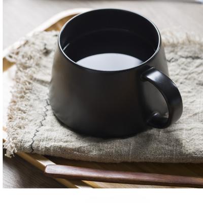 Tasse à thé en céramique 400 ml Tasse à thé Tasse à cappuccino large, tasses à café Tasse en céramique pour cappuccino, latte, expresso et americano