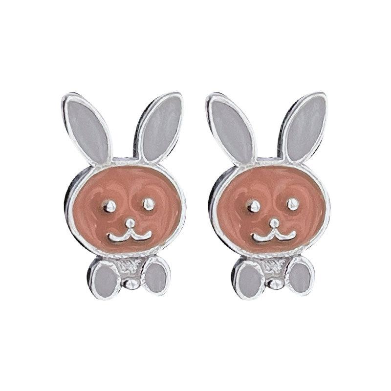 Kolczyki z Króliczkami są Urocze i Odpowiednie dla Najlepszych Przyjaciółek do Wręczania Prezentów