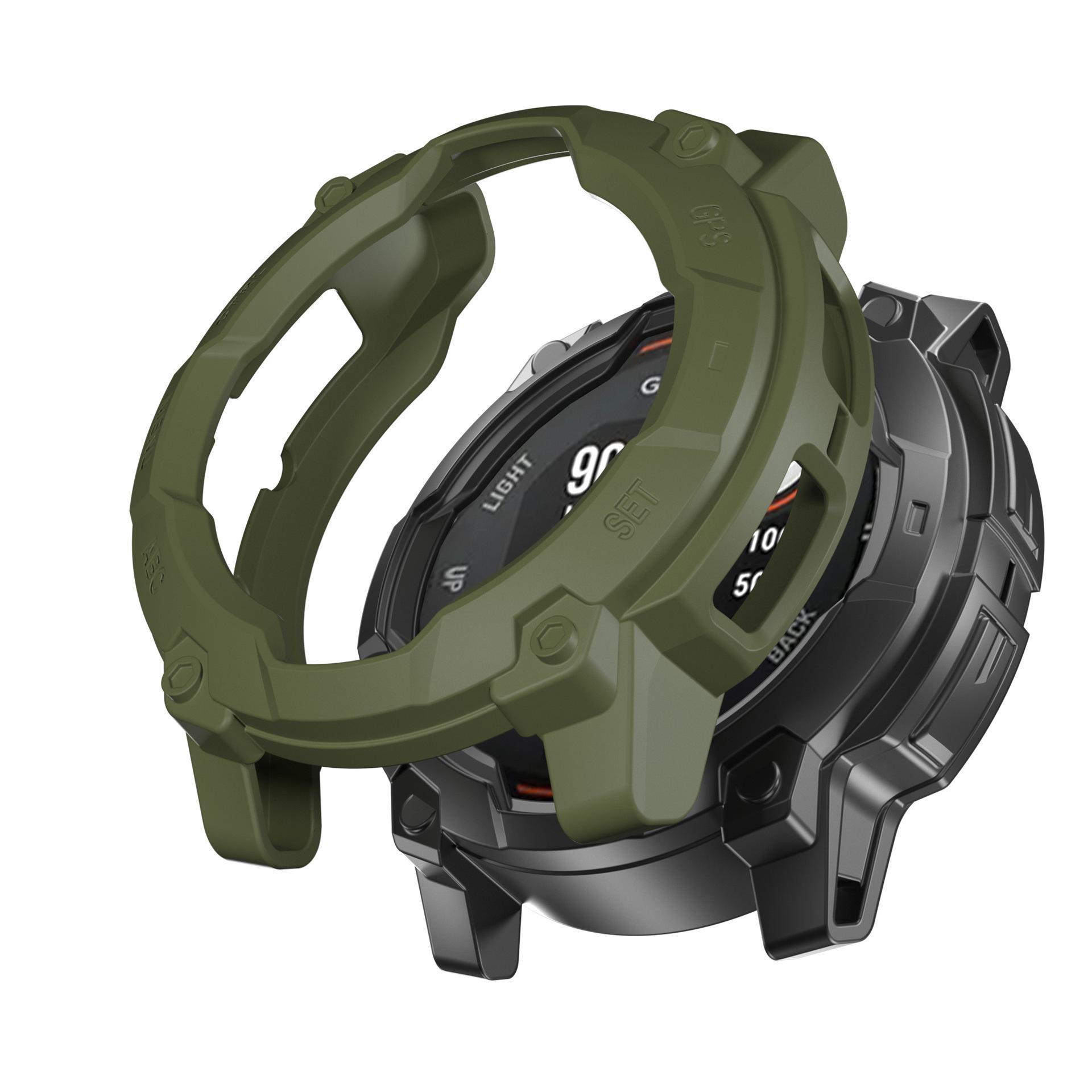 

Soft TPU Cover For Garmin Instinct 3 Solar 45/55mm Hollow Protective Case Super Light High Quality Watch Case Replacement for Instinct 3 50mm