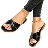 Large Size Slippers Women Wish Summer New Comfortable Outer Wear Patent Leather Casual Flat Slippers
