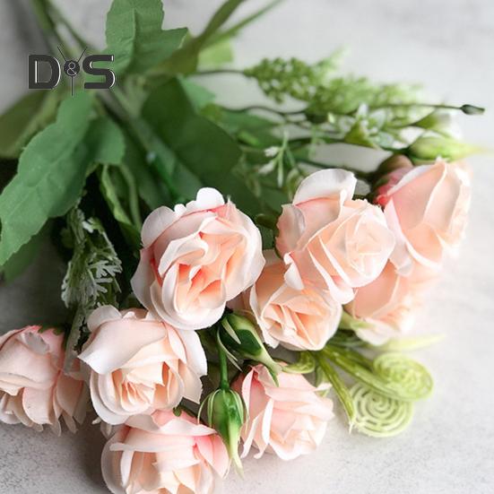 Künstliche Blume, schön aussehend, wetterbeständig, exquisit, modern, einfach, künstliche Regenrose