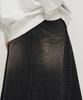 Road Road Maxim Denim Snow Wash Long Skirt (Washed Black)