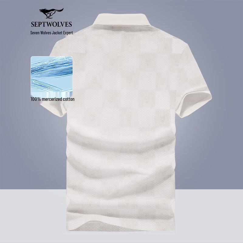 Мужская футболка-поло с коротким рукавом Septwolves XXL
