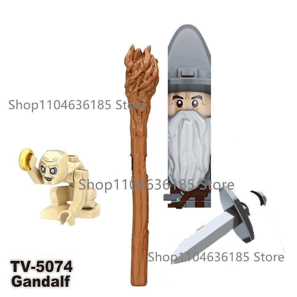 New Lord Rings Mini Figure Model Elves Orcs Army Gandalf Saruman Game Thrones Action Figure Building Blocks Kids Toys Gifts