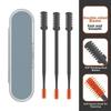 3Pcs/Set 360° Rotating Nose Hair Trimmer Washable Hair Removal Tool Nose Hair Clippers  Women Men