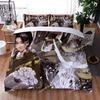 Anime Attack On Titan Custom Duvet Cover Cartoon 3D Print Boys Bedroom Decor Gifts Quilt Cover Pillowcase Bedding Set