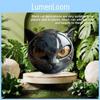 Creative Stone Patterned Cat Resin Ornaments For Party Decor And Giftgiving