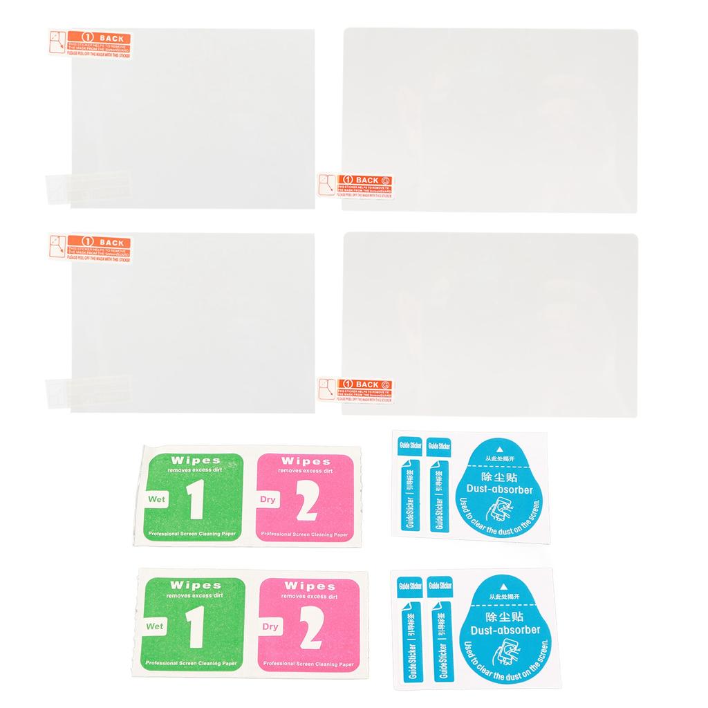 Top LCD Screen Protector 9H Hardness Scratch Resistant Dustproof High Sensitivity Clear Glass PET Film for New 3DS XL