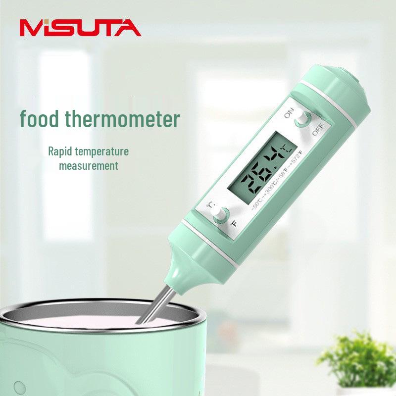 

Цифровой термометр Misuta из нержавеющей стали для пищевых продуктов и воды для выпечки, барбекю и детского молока