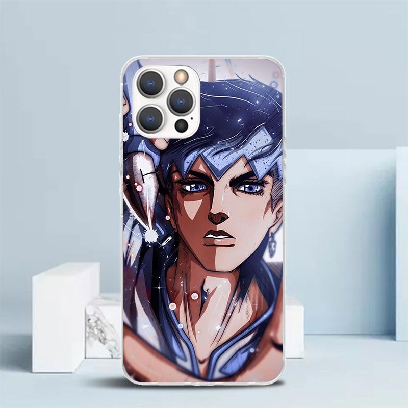 JoJo Adventure Rohan Kishibe Phone Case For IPhone 16 17 Air 16E 15 14 Plus 13 Mini 12 11 Pro Max 7 8 + SE 2020 Soft TPU Back Co